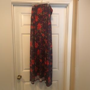 Floral maxi skirt